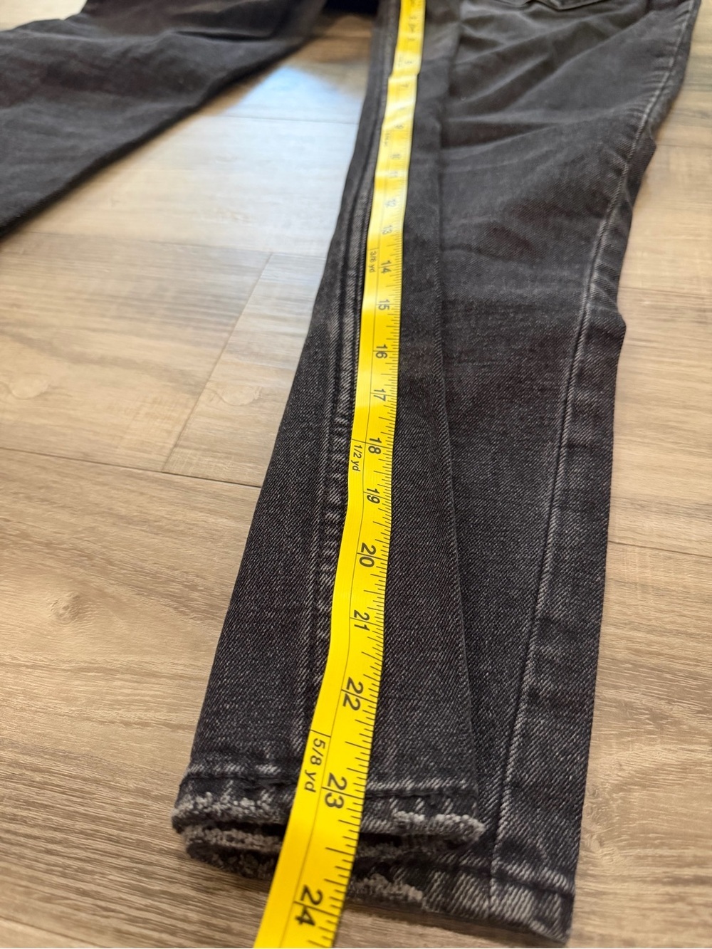 Abercrombie & Fitch Ankle Straight ultra High Rise Curve Love Straight Jeans - Picture 4 of 4